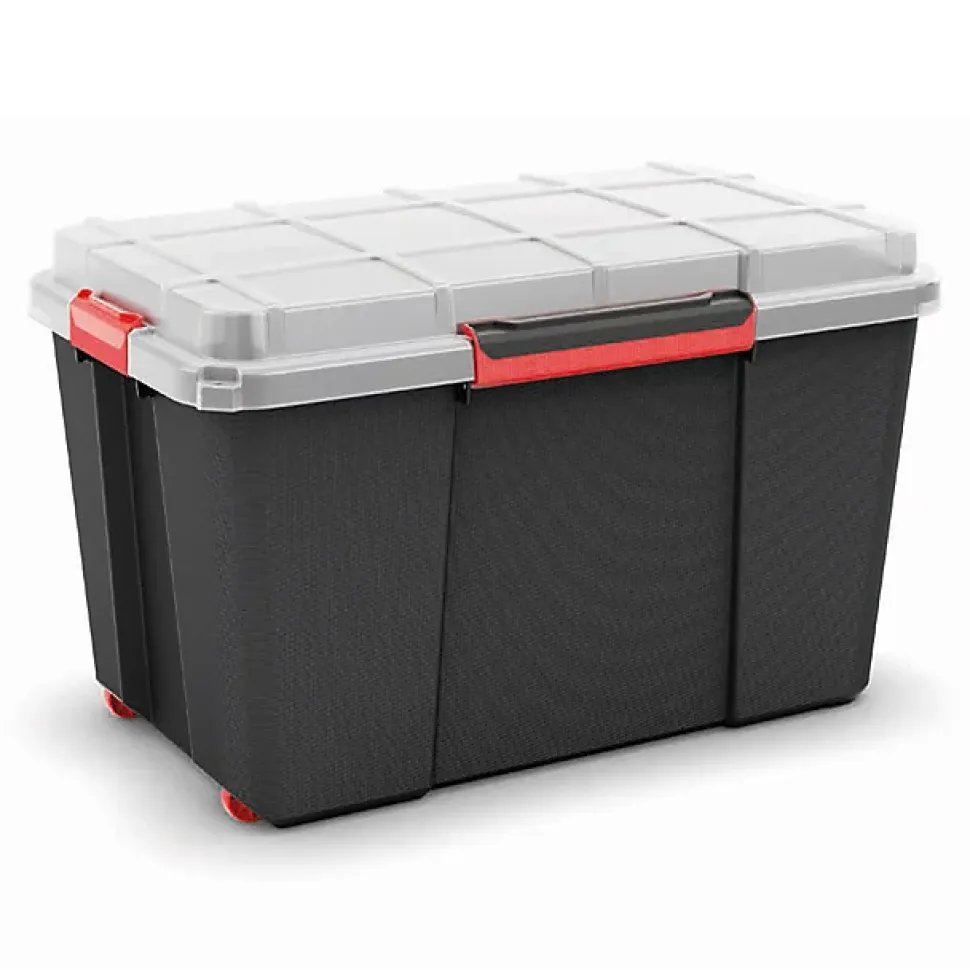 Boîte de rangement 110L noir et transparent Scuba XL