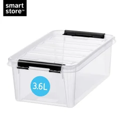 Boîte de rangement 3,6L SmartStore Classic 5 Orthex P. 30 cm transparent