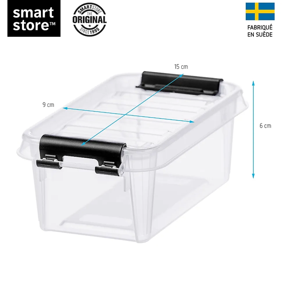 Boîte de rangement 0,3L SmartStore Classic 0.5 Orthex P. 15 cm transparent