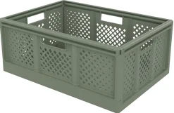 Boîte de rangement 40L Sundis Fold'n Store P.54,6 cm plastique vert sauge