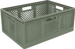 Boîte de rangement 40L Sundis Fold'n Store P.54,6 cm plastique vert sauge