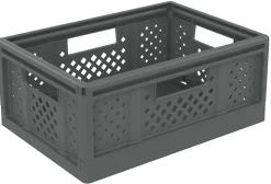 Boîte de rangement 14L Sundis Fold'n Store P.38,6 cm plastique gris
