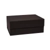 Boîte de rangement marron en carton H15x33x25