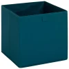 Boîte de rangement Mix 'n' Modul motif olivia bleu 31x31cm - Pétrole- 5five