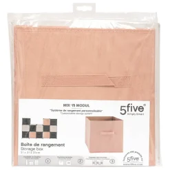 Boîte de rangement Mix 'n' Modul rose blush 31x31cm - Rose blush- 5five