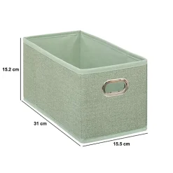 Boîte de rangement Mix 'n' Modul vert olive 15x31cm - Vert clair- 5five