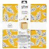 Boîte de rangement Mix 'n' Modul motif folia jaune 31x31cm - Jaune- 5five