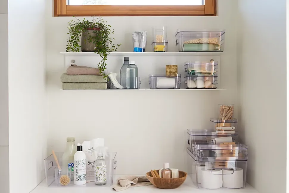 Boîte de rangement réctangulaire transparente SmartStore Compact Clear taille L