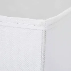 Boîte de rangement rectangulaire en textile Mixxit coloris blanc