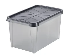 Boîte de rangement rectangulaire transparente SmartStore Dry 55 L