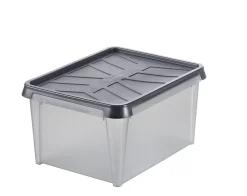 Boîte de rangement rectangulaire transparente SmartStore Dry 13 L