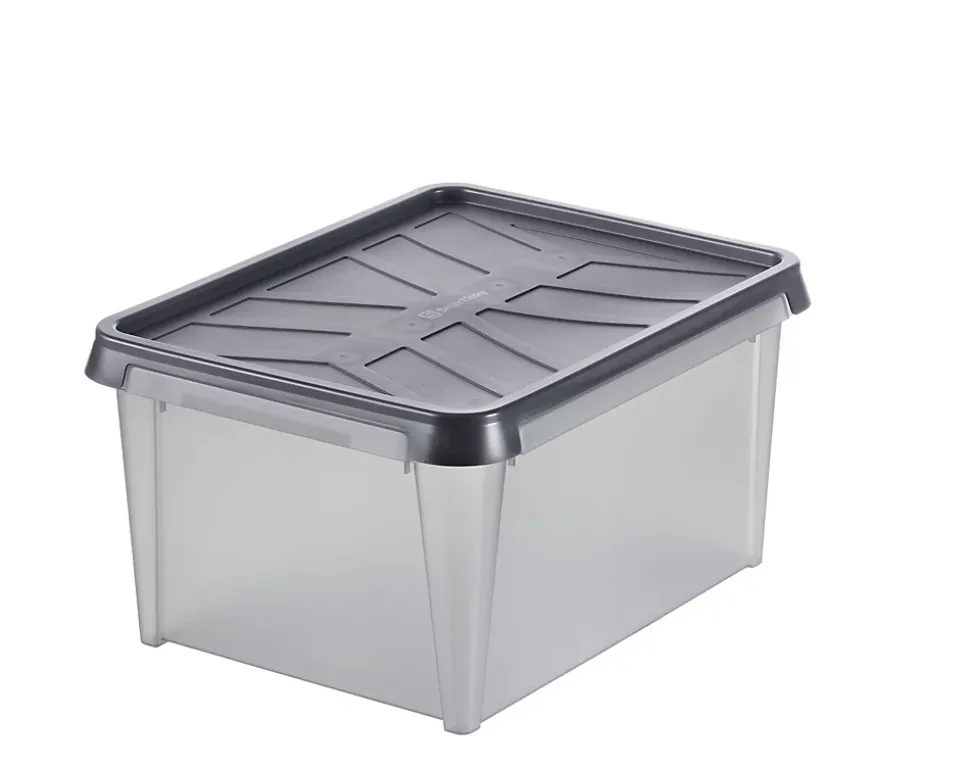 Boîte de rangement rectangulaire transparente SmartStore Dry 13 L