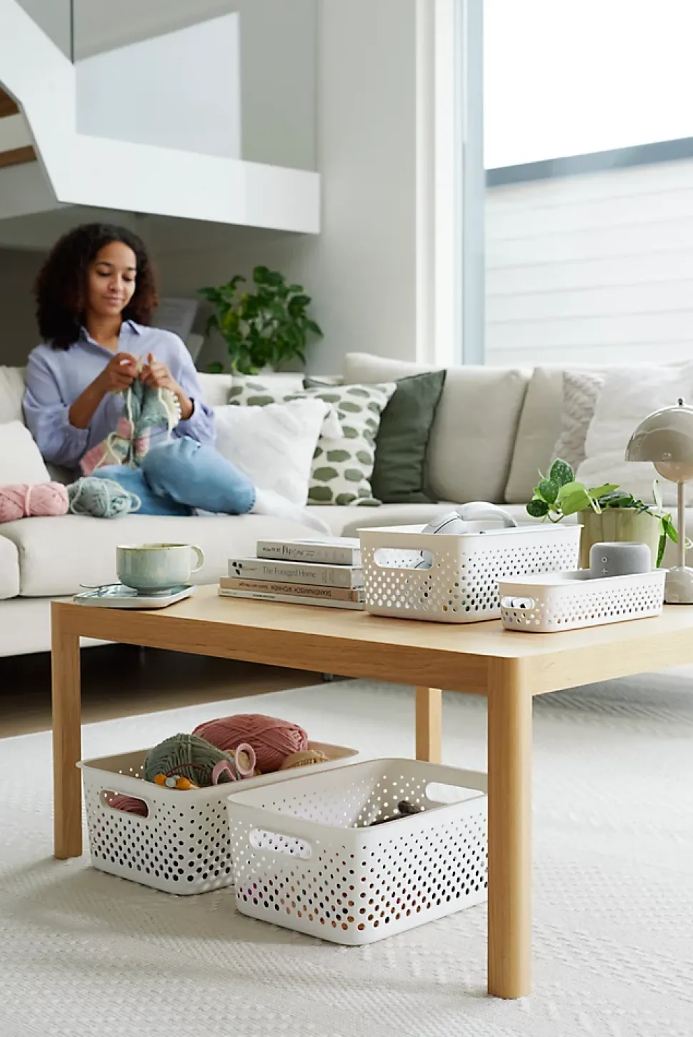 Boîte de rangement Smartstore M Orthex blanc