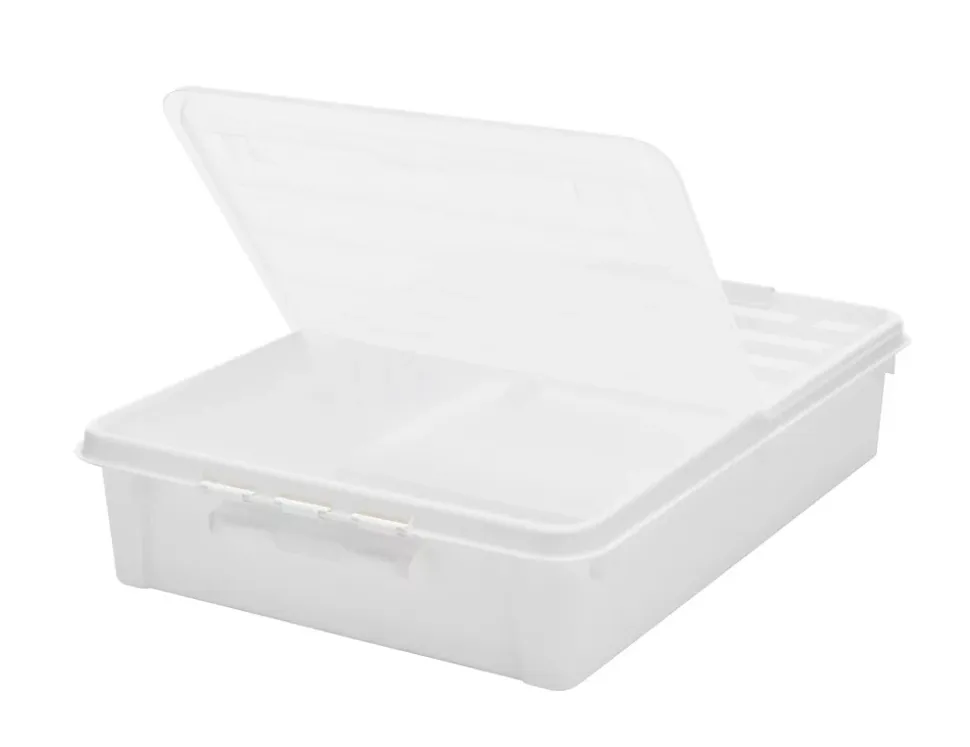 Boîte de rangement sous le lit SmartStore Bedroller Orthex transparent 60L