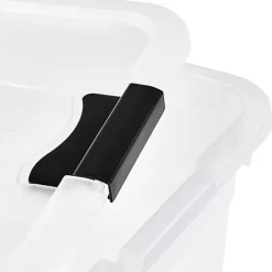 Boîte de rangement sous lit avec roulettes 28 litres