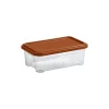 Boîte de rangement Tontarelli Combi Box 2,5 L couvercle terracotta vendue par 5 pièces