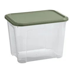 Boîte de rangement Tontarelli Combi Box 18 L couvercle vert vendue par 3 pièces