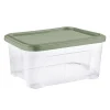 Boîte de rangement Tontarelli Combi Box 13 L couvercle vert vendue par 4 pièces