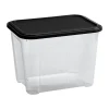 Boîte de rangement Tontarelli Combi Box 18 L couvercle noir vendue par 3 pièces