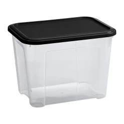 Boîte de rangement Tontarelli Combi Box 18 L couvercle noir vendue par 3 pièces