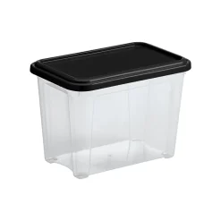 Boîte de rangement Tontarelli Combi Box 4,6 L couvercle noir vendue par 5 pièces