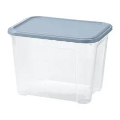 Boîte de rangement Tontarelli Combi Box 18 L couvercle bleu vendue par 3 pièces