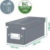 Boîte en carton pour CD Click & Store WOW - Blanc