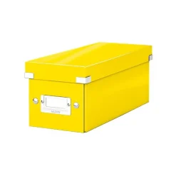 Boîte en carton pour CD Click & Store WOW - Jaune