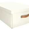 Boîte en carton rectangulaire blanche vendue par 2