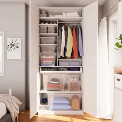 Boîte en plastique 17 L Kaze transparent