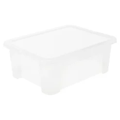 Boîte en plastique 17 L Kaze transparent