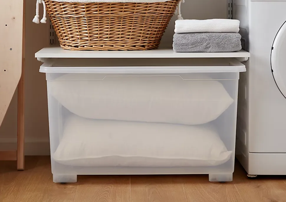 Boîte en plastique 138 L Kaze transparent