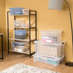 Boîte en plastique 24 L Kaze transparent