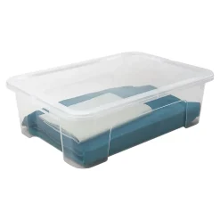 Boîte en plastique 25 L Kaze transparent