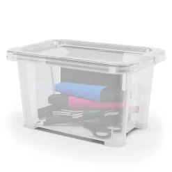 Boîte en plastique 1 L Kaze transparent
