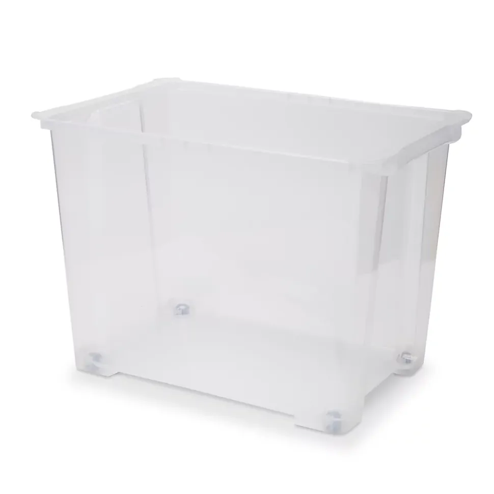 Boîte en plastique 63 L Kaze transparent