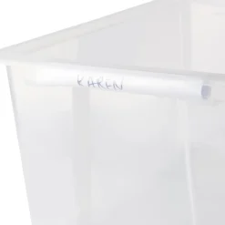 Boîte en plastique 63 L Kaze transparent