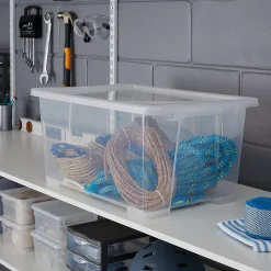 Boîte en plastique 43 L Kaze transparent