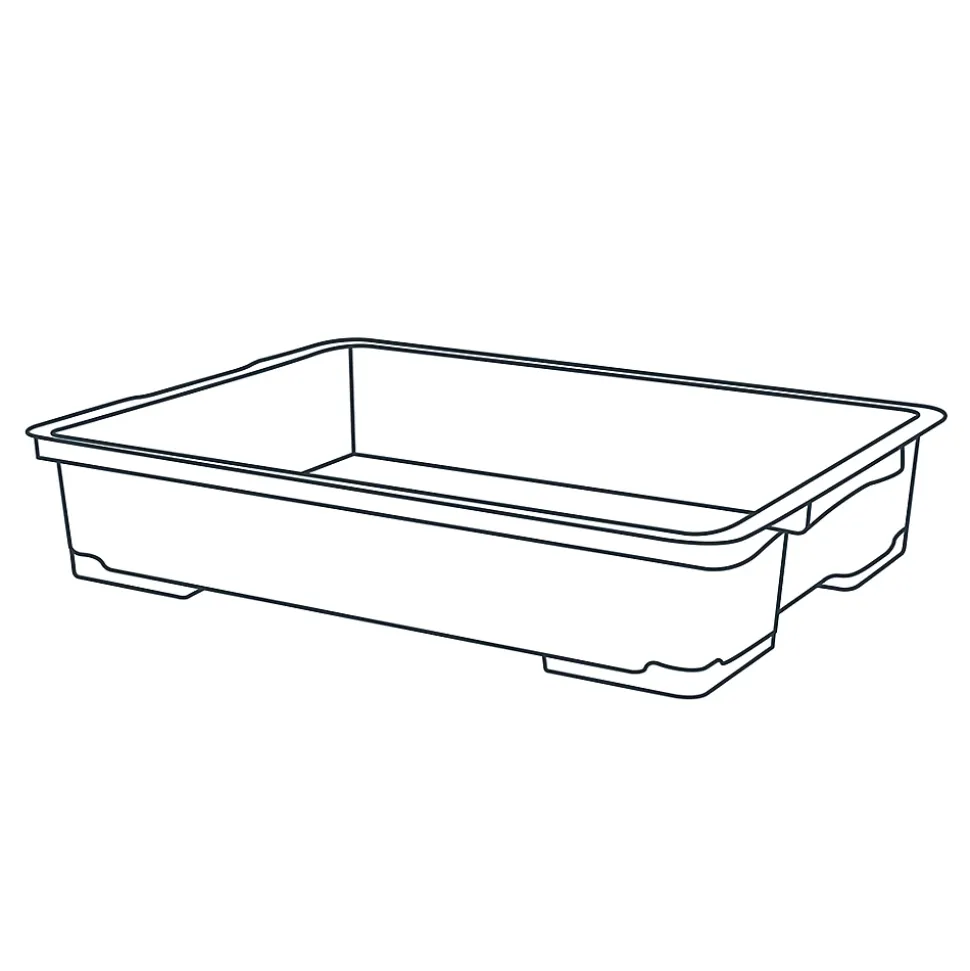 Boîte en plastique 50 L l.78,7 x H.15,9 x P.58,6 cm Kaze transparent