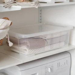 Boîte en plastique 29 L Kaze transparent