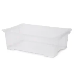 Boîte en plastique 29 L Kaze transparent
