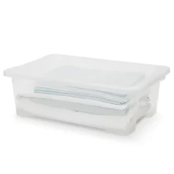Boîte en plastique 29 L Kaze transparent