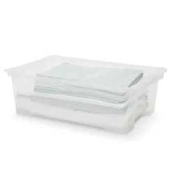 Boîte en plastique 29 L Kaze transparent