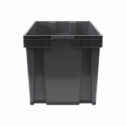 Boîte en plastique recyclé GoodHome Xago gris 94 L (XXL)