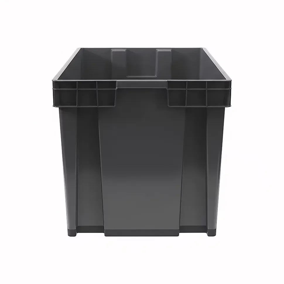 Boîte en plastique recyclé GoodHome Xago gris 94 L (XXL)