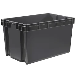 Boîte en plastique recyclé GoodHome Xago gris 94 L (XXL)
