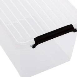 Boîte en plastique transparente 2L Clip N' Box - 5Five