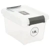 Boîte en plastique transparente 18L Solutions+ - 5Five