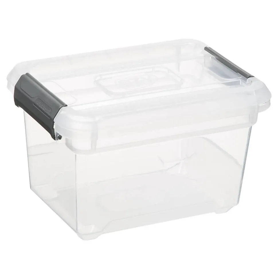 Boîte en plastique transparente 18L Solutions+ - 5Five