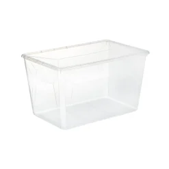 Boîte en plastique transparente 50L Simply+ - 5Five